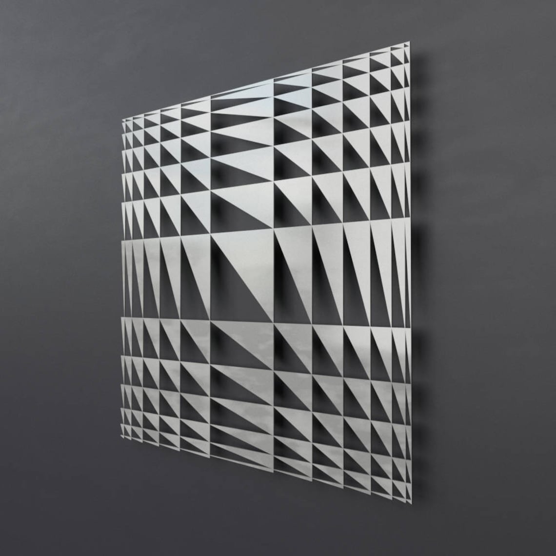 Abstract Metal Wall Art Geometric Wall Art Modern Metal Wall Etsy