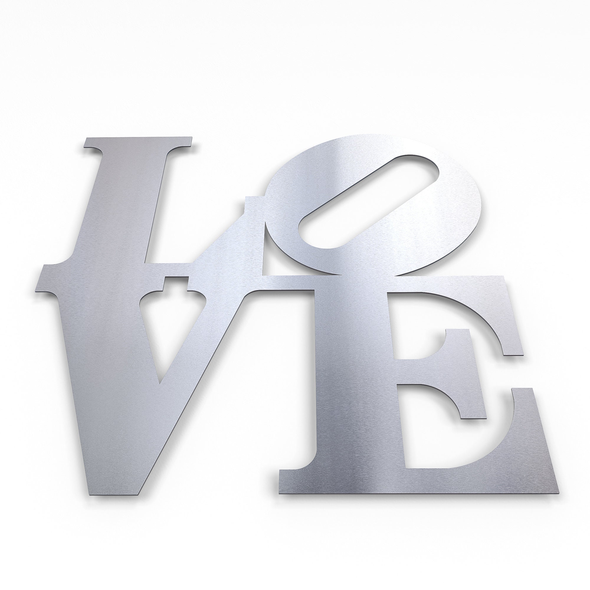 Love Park Sign, Metal Wall Art, Philadelphia Love Park, Word Art, Pop