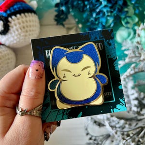 Shiny** Sleepy Boii, Pocket Monsters - Hard Enamel Pin