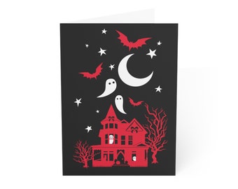 Holiday Spirit Greeting Cards (1, 10, 30, and 50pcs) | Black