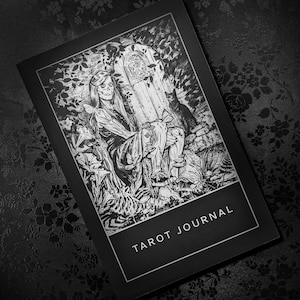 Tarot Journal, Daily Oracle Reading Notebook, Moon Phase Record, Mood Diary, Spirit Guide Mystical Gift for Friend, Manifestation Tool
