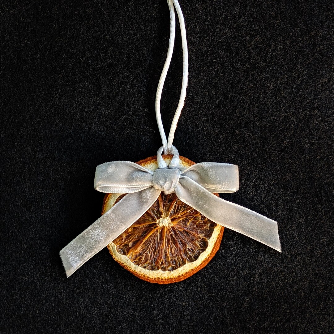 Yule Ornament Dried Orange Slice Prosperity Charm Rustic Holiday Decor ...