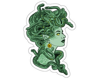 Mega Medusa Sticker (6x6 inches)