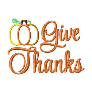 give thanks embroidery design, give thanks applique design, thanksgiving embroidery design, thanksgiving applique design