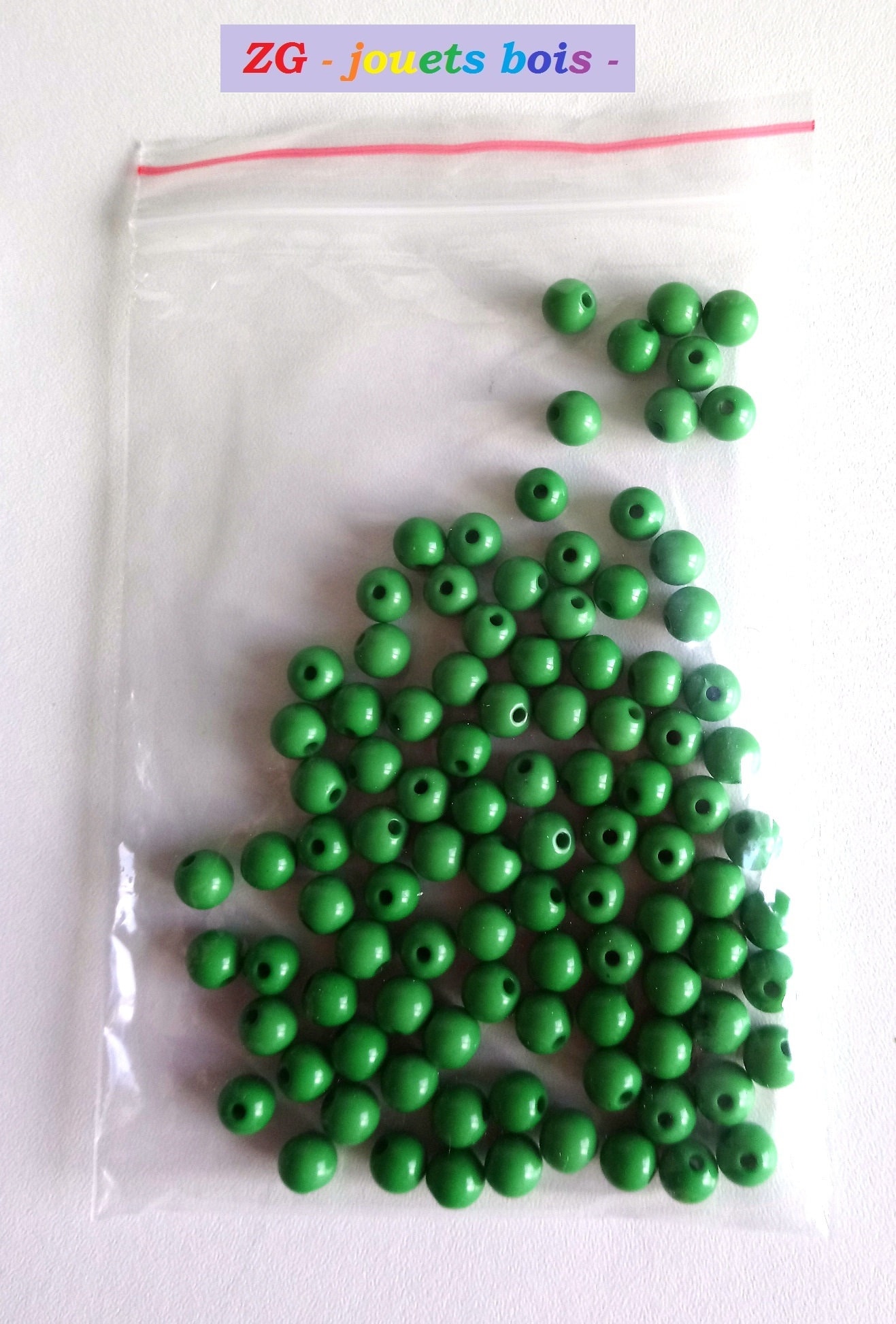 100 perles Montessori 8 mm