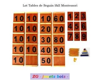 Montessori-Store Perline Colorate Con Supporto In Legno – Materiale Didattico Per Scoprire La Matematica