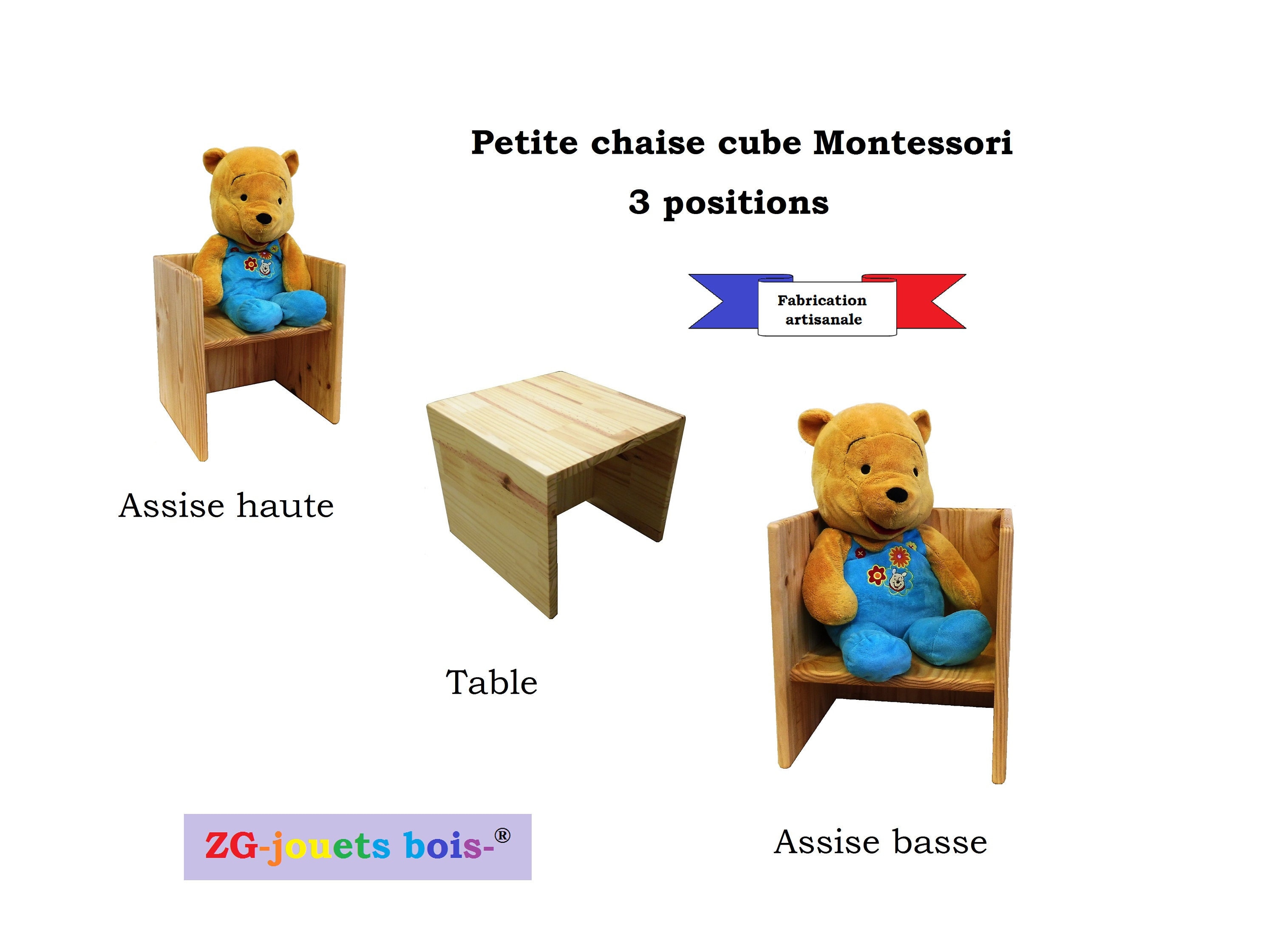 Chaise Cube Montessori