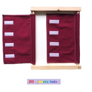 Velcro Frame Velcro Frame Montessori - Etsy