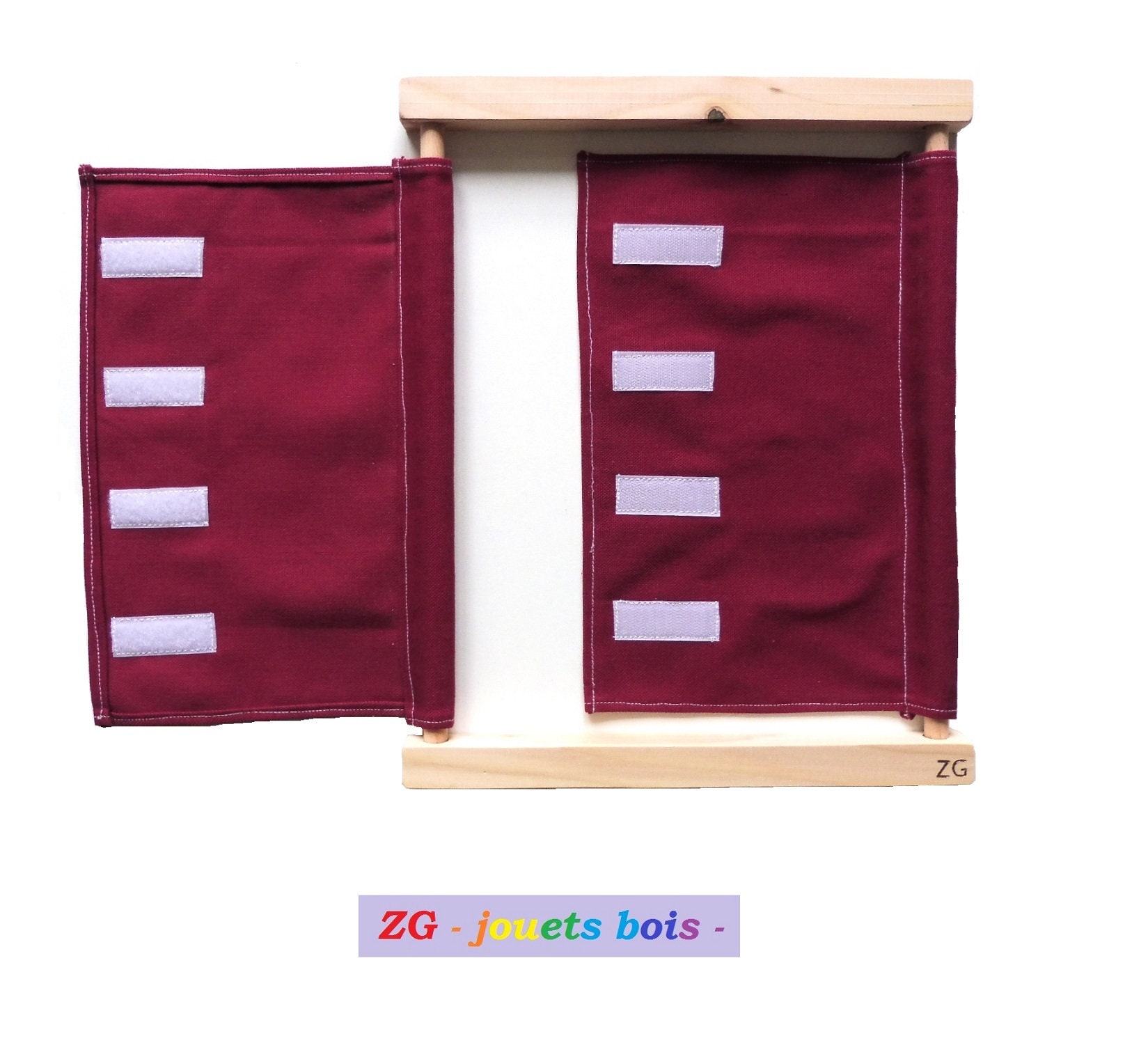 Miroir Montessori 65x65 cm, incassable, avec barre de préhension régla –  ZG-jouetsbois