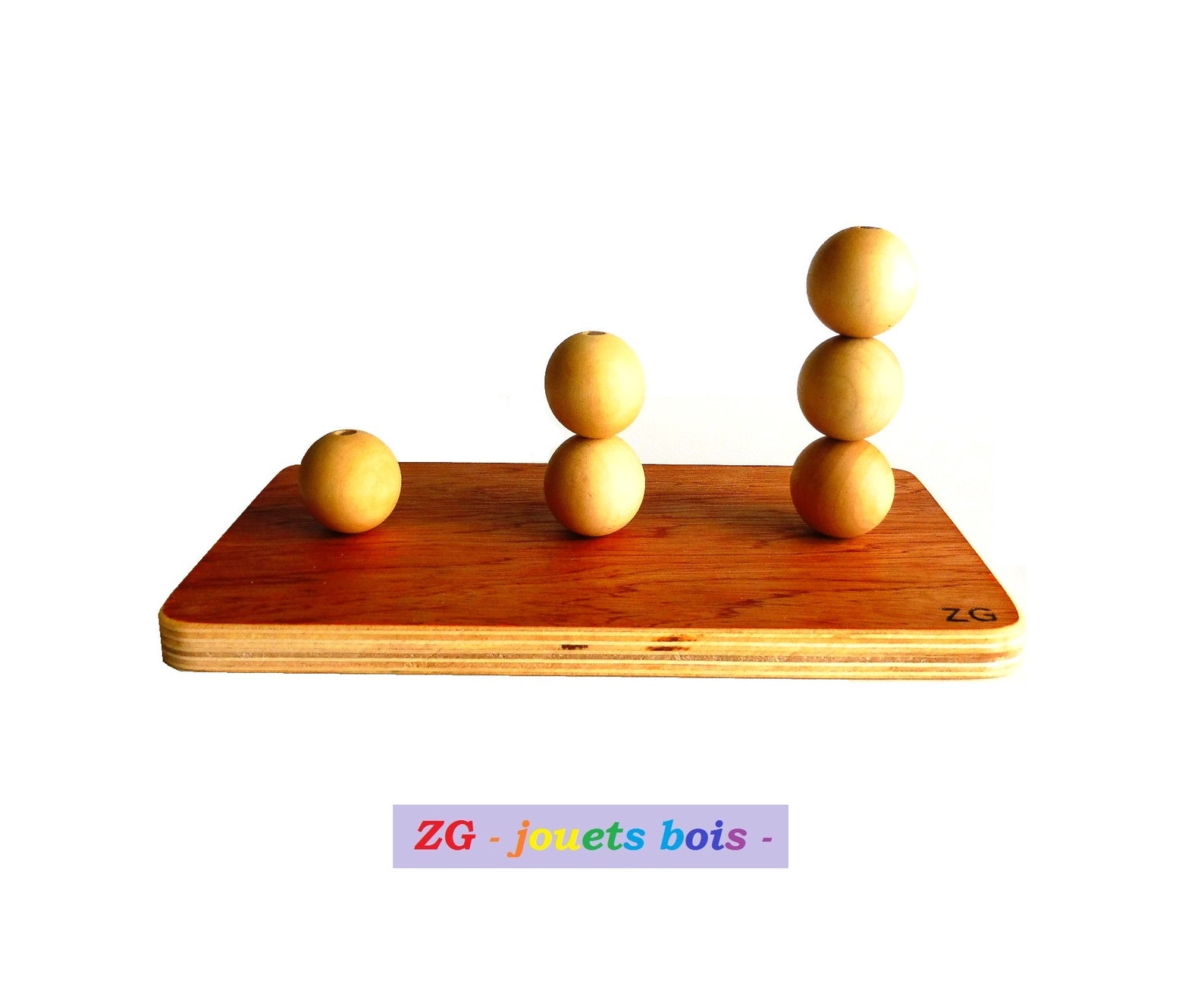 First Abacus Stacking Balls on Vertical Rods Nido Game Etsy