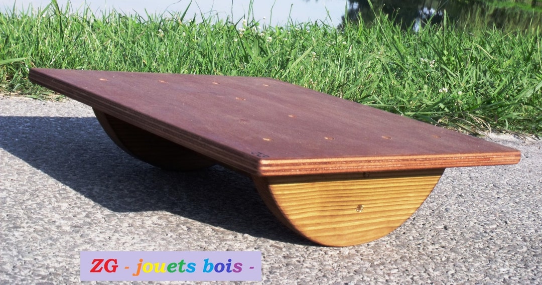 YAOZUP Planche d'équilibre à Une Jambe, Entraîneur de Cheville en Bois, Balance Board Cheville, Planche d'équilibre de Cheville pour l'étirement de la Cheville, Correction de la Posture YAOZUP Planche d'équilibre à Une Jambe, Entraîneur de Cheville en Bois, Balance Board Cheville, Planche d'équilibre de Cheville pour l'étirement de la Cheville, Correction de la Posture