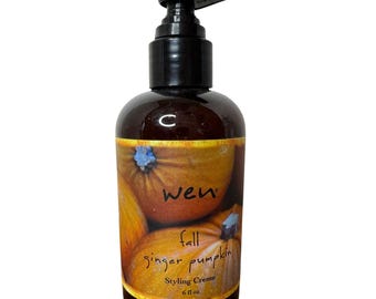 Wen Fall Ginger Pumpkin Styling Creme Frizz Fighter Shine Booster Seizoensgebonden 6 oz