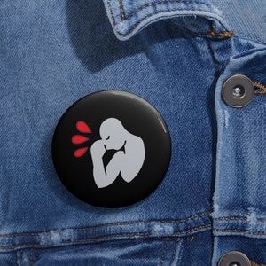 Loviatar's Love Status Symbol Pin Button