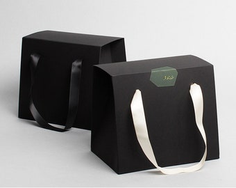 Gift Box,Shopping Bag,luxury Gift Bag,Gift Bag,Black Gift Box,Holiday Gift Bag,mother's day gift bag
