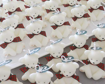 Baby Bear Pillar Soy Candle,Best Christmas Bear Gift Ideas,Cute Bear,Christmas Candle Gift