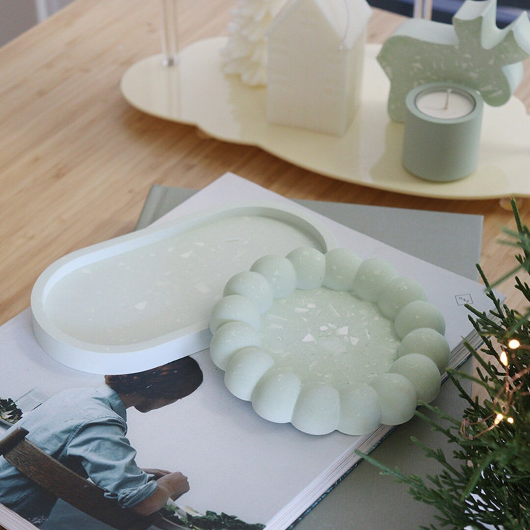 Large Agave Terrazzo Tray