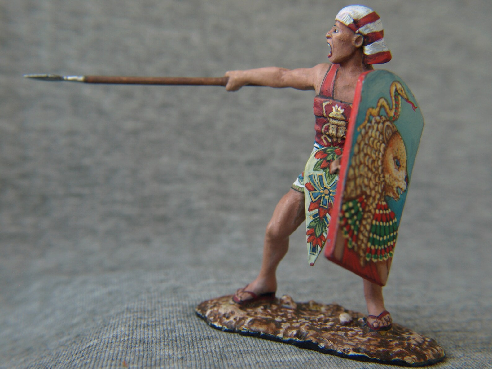 Ägyptische Krieger auf Schild Göttin Bastet SCALE 1/32 54 mm. | Etsy