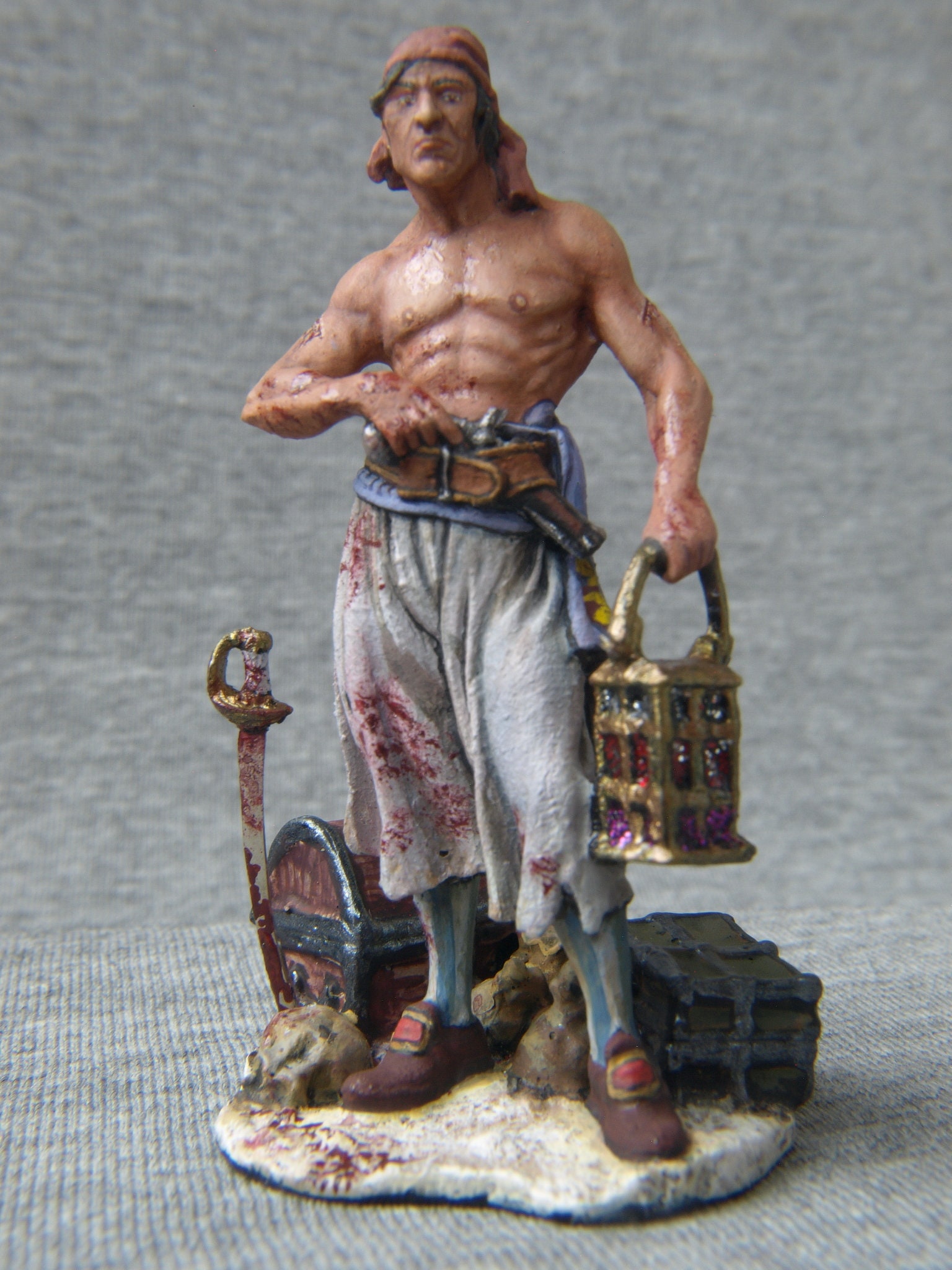 Tin toy soldiers ELITE painted 54 mm Pirate of Tortuga 