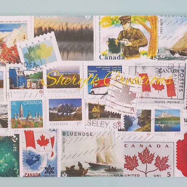 Canadian postage stamp postcard Canada postcards stamps
