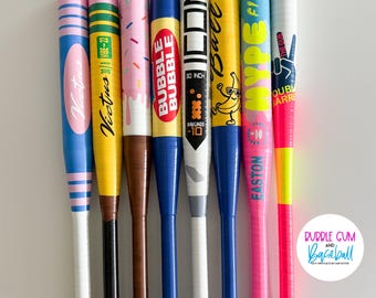 Taped Plastic Baseball Bat- multiple styles to choose from!