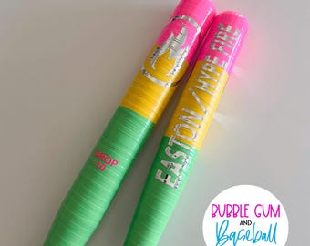 Bate de béisbol de plástico con cinta adhesiva - Envío rápido - Nuevo bate Hype Fire 2026