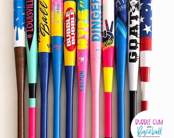 Mazza da baseball in plastica con nastro adesivo: scegli tra diversi stili!