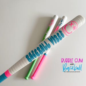 Taped Smiley Face Baseball Bat - Fast Shipping