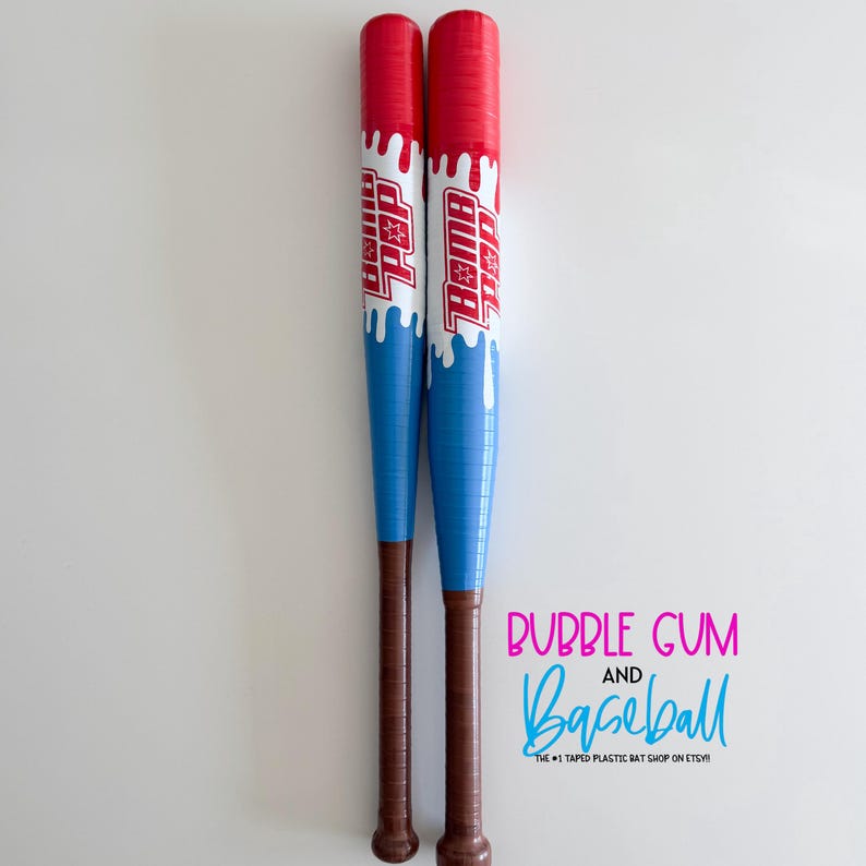 Plastic Taped bat, plastic baseball bat, FAST shipping! Popular taped bats image 10