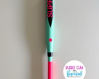 Bate de béisbol de plástico encintado: Supra Bat, envío rápido.