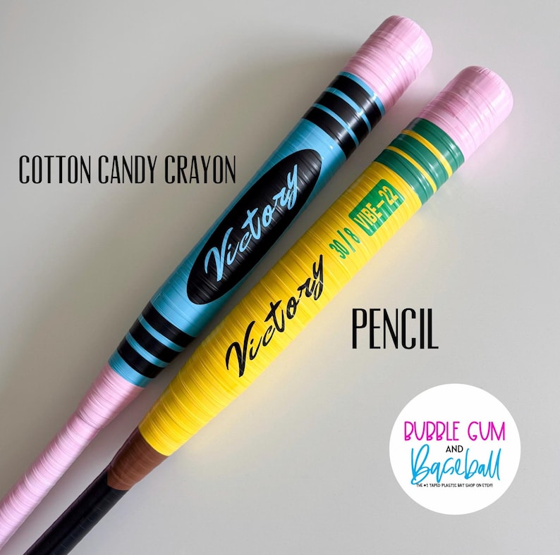 Taped Plastic Baseball Bat- multiple styles to choose from! image 6