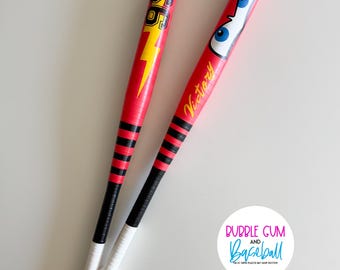 Bate de béisbol de plástico con cinta adhesiva - ¡Envío rápido! Bate McQueen