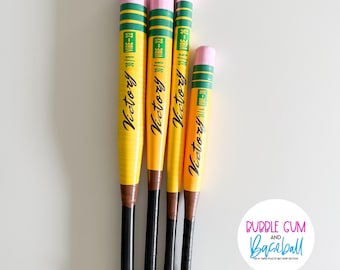 Personalized Pencil Baseball Bat: Taped Plastic Bat