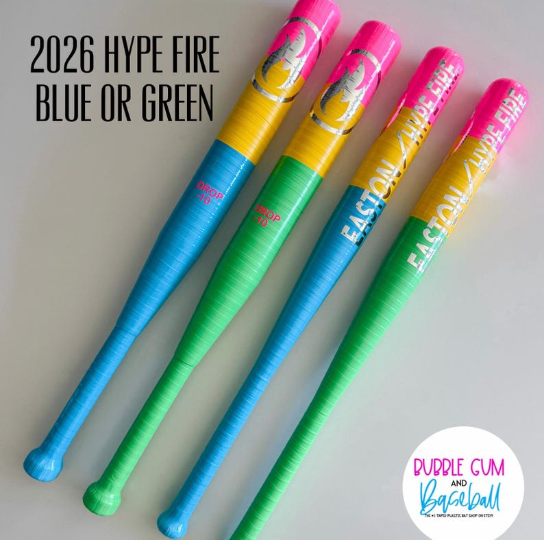 Taped Plastic Baseball Bat- multiple styles to choose from! image 7
