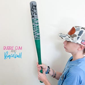Taped Plastic Baseball Bat - SWAMP DONKEY Bat
