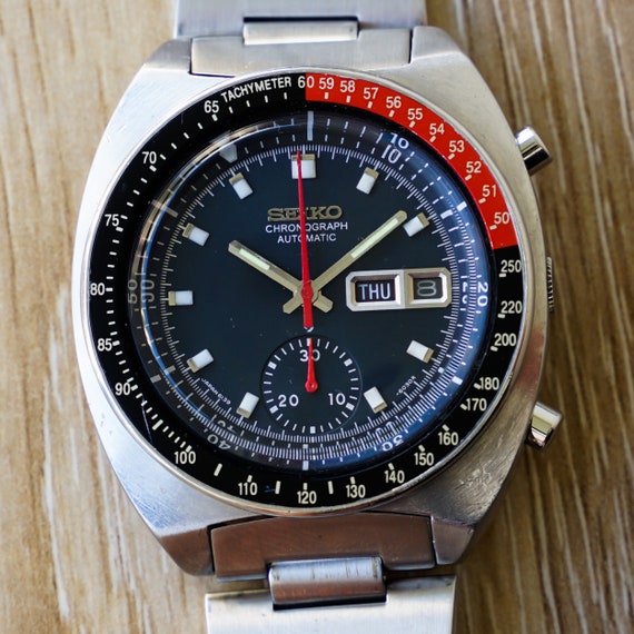 Seiko Pogue Video-Service-Automatic Chronograph Coca Cola | Etsy