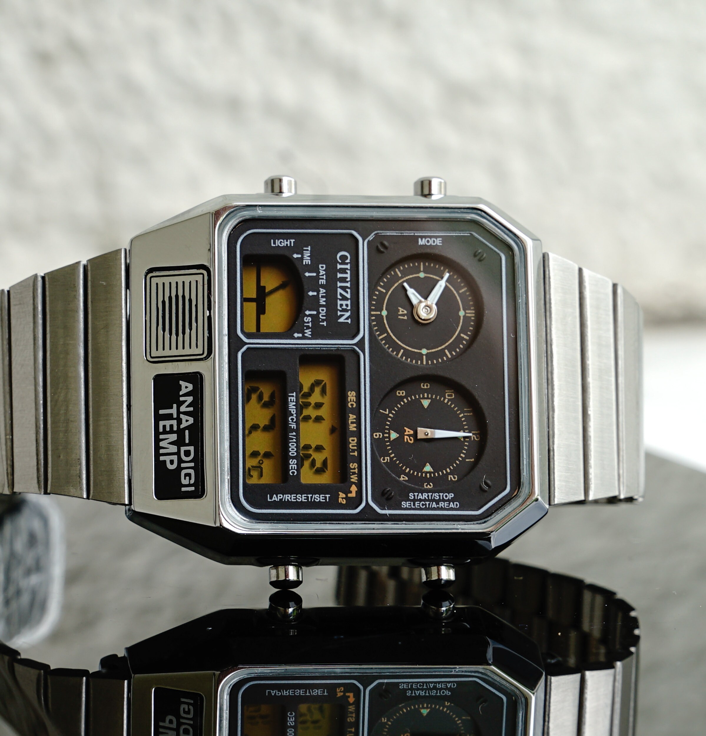 CITIZEN Ana-digi Temp 8988 Free Express Shipping | Etsy Israel
