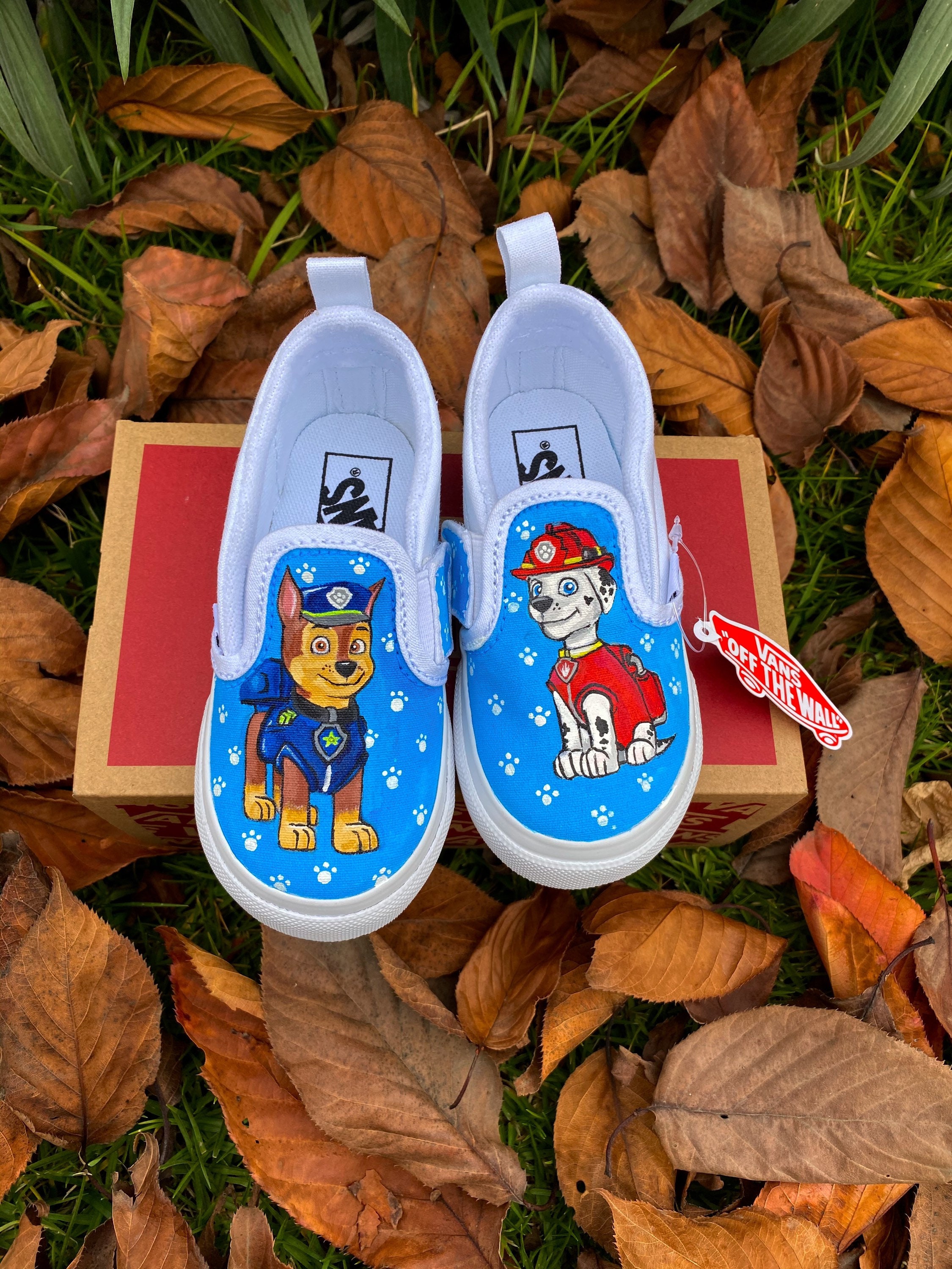 Custom Kids Vans Etsy