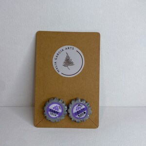 Up, The Ellie Badge Pixar Themed Earrings