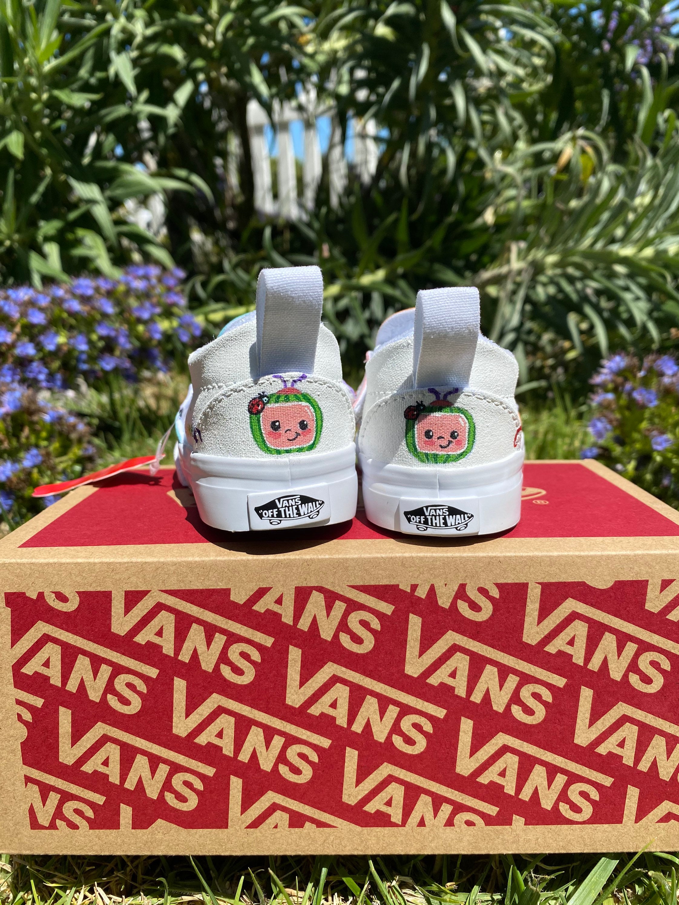 Custom Kids Vans Etsy