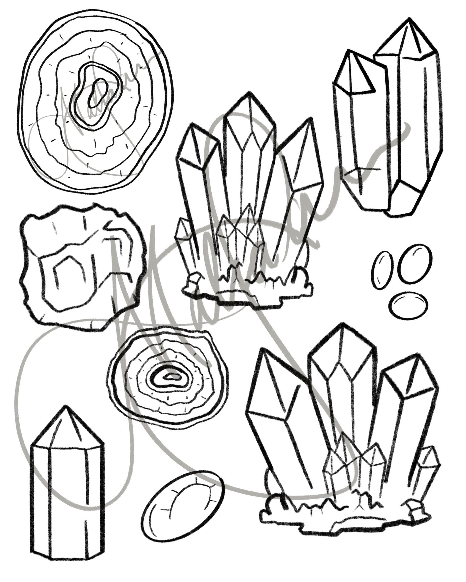 Trendy Coloring Pages Etsy