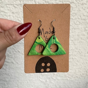 Coraline earrings, polymer clay coraline earrings