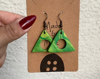 Coraline earrings, polymer clay coraline earrings
