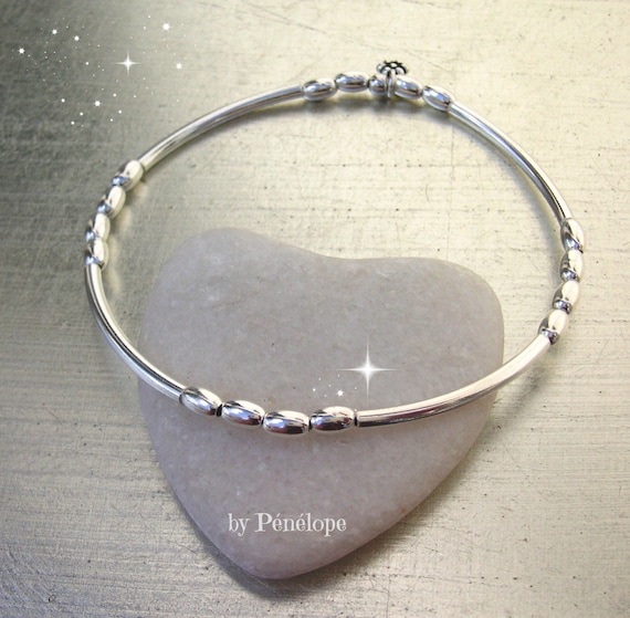 bracelet argent grain de riz bracelet argent grain de riz