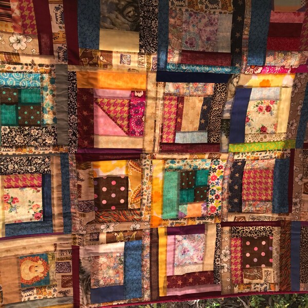 Log Cabin Quilt Etsy Australia