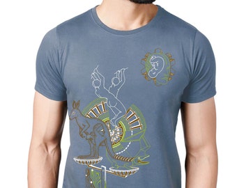Rebirth Psychedelic Men's T-shirt - Trippy graphic T-shirt - Surreal Art T-shirt- festival clothing- Psytrance clothing- Boyfriend gift