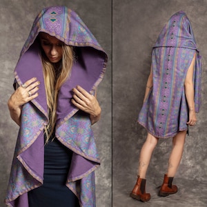 Womens hooded cloak best sale jacket