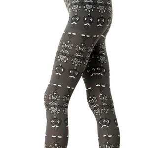 Psychedelic Monkey leggings, Boho Yoga leggings, Yoga Pants, Printed Festival legging, Women&#39;s Workout legging, Yoga festival clothing