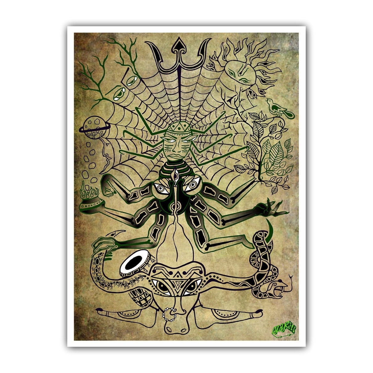 Ayahuasca vision art - Etsy 日本