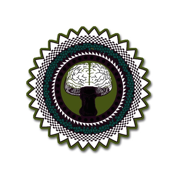 photo Stoner Trippy Mushroom Drawing etsy