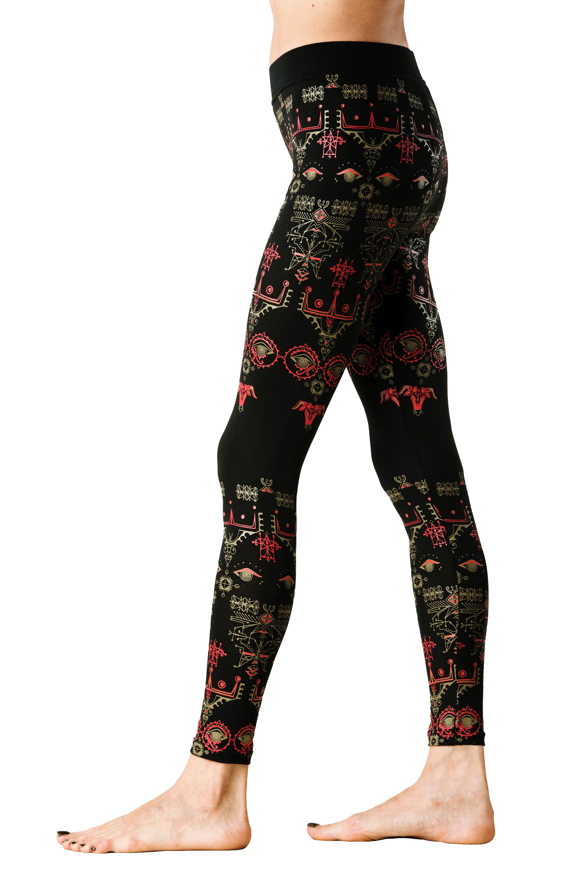 Yoga LeggingsFestival ClothingDecoding SymbolsPrinted Etsy